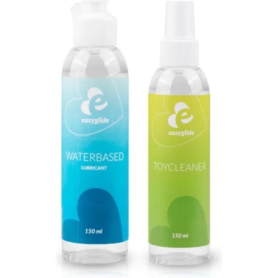 Afbeelding van EasyGlide Glijmiddel en Toy Cleaner Combinatie Pakket