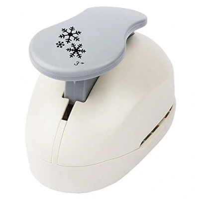 Afbeelding van Ideen mit Herz Jumbo stans, ijskristallen, motiefgrootte: 5,8 cm x 5,2 cm, motief perforator voor papier, knutselen winter en Kerstmis, doe het zelf tafeldecoratie, extra groot