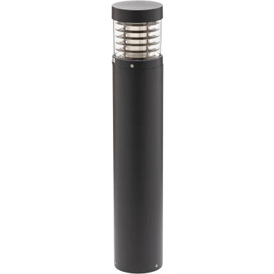 Afbeelding van Lucande LED buitenlamp 1licht drukgegoten aluminium, polycarbonaat H: 65 cm grafiet, transparant Inclusief lichtbron