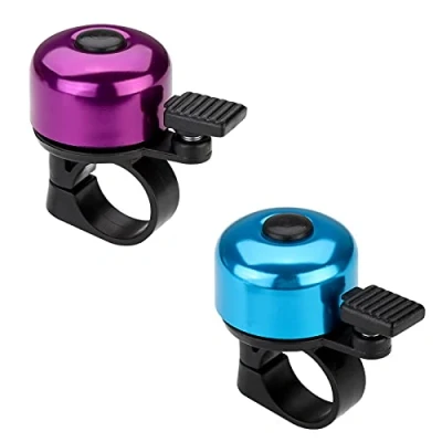 Afbeelding van Paliston Fietsbel Crisp Sound voor Volwassenen Kinderen Jongens Meisjes Blauw &amp; Paars