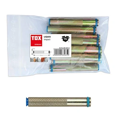 Afbeelding van TOX 08410019 Liquix Impact Composietmortel accessoires, M10 x 80 mm, 10 stuks