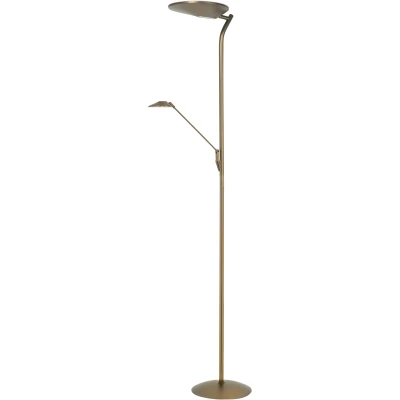 Afbeelding van Modern Klassiek Vloerlamp Uplighter met Leeslamp Brons New Kopenhagen