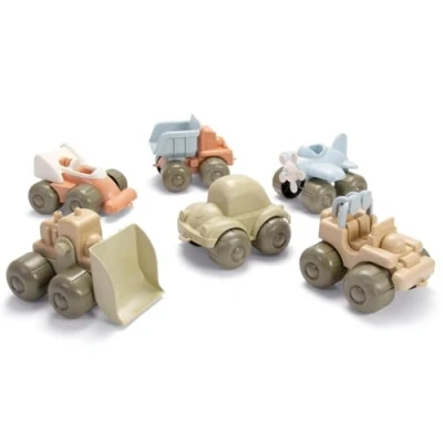 Afbeelding van Dantoy Jeep en F1 auto van bioplastic Nordic Swan Ecolabel