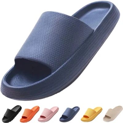 Afbeelding van Vivva Zachte Slippers Badslippers Hotelslippers Slides Pantoffels Sloffen Anti Slip Blauw Maat 38/39 FLIPSY