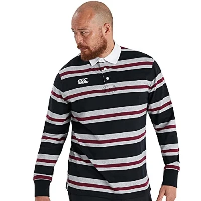 Afbeelding van Canterbury Heren retro gestreept shirt met lange mouwen