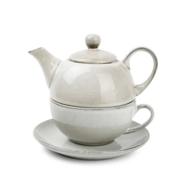 Afbeelding van Salt &amp; Pepper Tea for one set 34cl Artisan groen