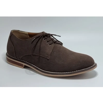 Afbeelding van TOMSHOES Heren Schoenen Veterschoenen Nette Suède Bruin Maat 41