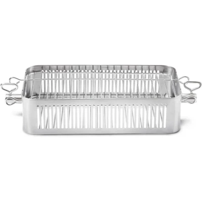 Afbeelding van Napoleon Verstelbare RVS grillmand voor rotisserie