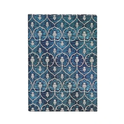 Afbeelding van Notitieboek Paperblanks Blue Velvet Midi Gelineerd