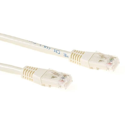 Afbeelding van ACT IB1002 LSZH U/UTP CAT6A patchkabel wit 2 meter