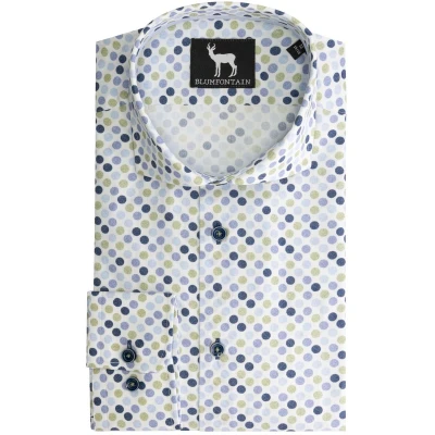 Afbeelding van GENTS balprint blauw groen L 41/42