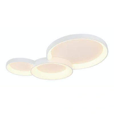 Afbeelding van Moderne plafondlamp 3 lichts wit Fuso