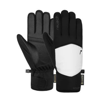 Afbeelding van Reusch Amira Gore Tex winterhandschoenen, warme, waterdichte, winddichte en ademende vingerhandschoenen, sneeuwhandschoenen, skihandschoenen met geitenleer voor dames
