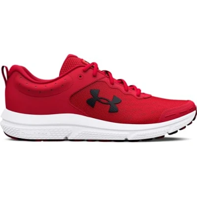 Afbeelding van Under Armour UA Charged Assert 10 hardloopschoen voor heren, Rood Zwart, 42 EU