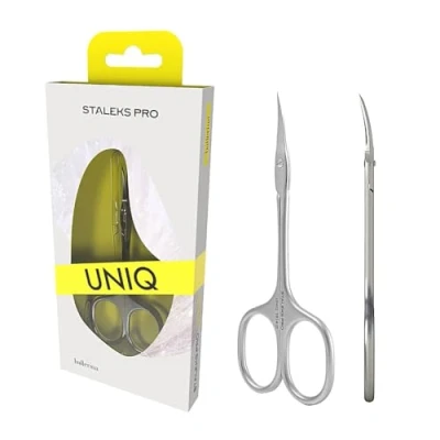 Afbeelding van STALEKS PRO Professionele nagelriemschaar roestvrij staal UNIQ Ballerina SQ 10/4