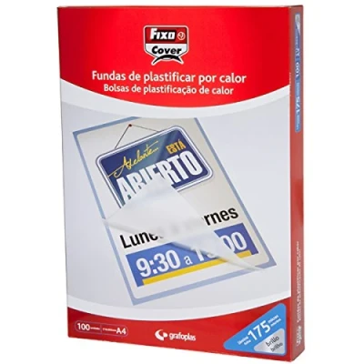 Afbeelding van Fixo 1021500 doos met 100 lamineerhoezen transparant 90 x 130 mm