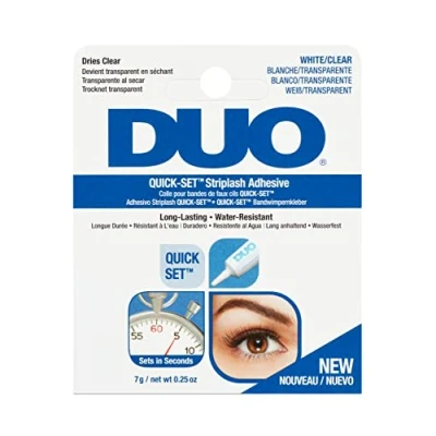 Afbeelding van Duo Quickset Striplash Adhesive White/clear, 7 gram