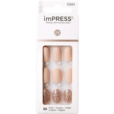 Afbeelding van imPRESS Kunstnagels 30 Stuks Press On Techniek zonder Lijm Plaknagels Nepnagels
