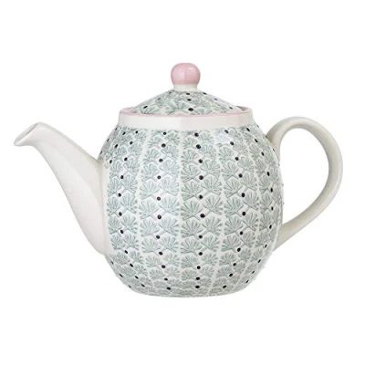Afbeelding van Bloomingville theepot Maya, groen, keramiek
