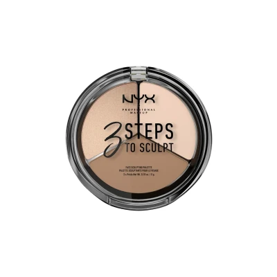 Afbeelding van Nyx Professional Makeup 3 Steps TO Sculpt Contouring, Dames, Maat: 15 g, 1 fair