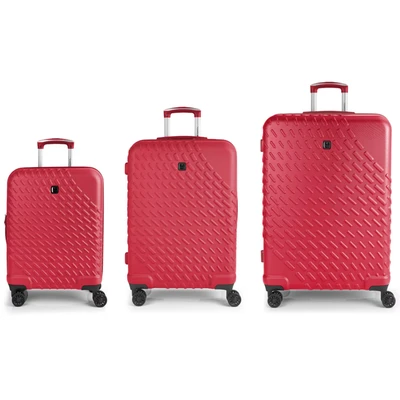 Afbeelding van Gabol Journey 4 Rollen 3TEILIG Kofferset, Maat: One Size, Rot