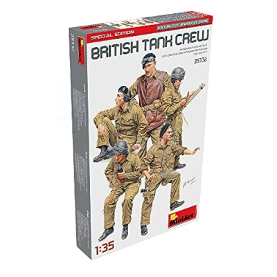Afbeelding van Miniart 1/35 British Tank Crew Special Edition (5/21) *min35332 modelbouwsets, hobbybouwspeelgoed voor kinderen, modelverf en accessoires