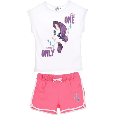 Afbeelding van My Little Pony Pyjama / Shortama Wit maat 104 4 jaar