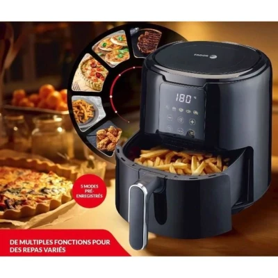 Afbeelding van Olievrije friteuse FAGOR Airfryer FG4210 4,2 L 1300 W Touchscreen 5 kookvoorinstellingen Timer Zwart