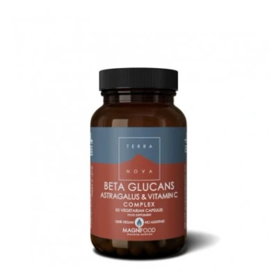 Afbeelding van Terranova Beta Glucans Astragalus Vitamin C Complex 50ca