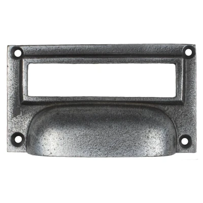 Afbeelding van Good in Style Etiketgreep pewter finish