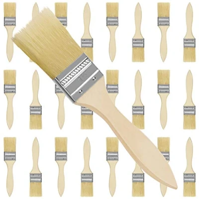 Afbeelding van Kurtzy 3,81cm Verf Kwasten (25 pak) Professionele Houten Handvatten Verfkwasten set Voor Verf, Stainen, Vernissen, Lijmen en Huis DIY