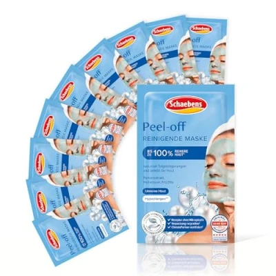 Afbeelding van Schaebens Peel Off Masker, 10 zakjes à 15 ml