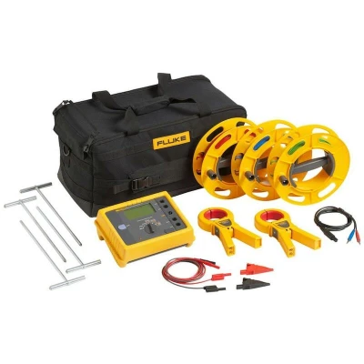 Afbeelding van Fluke 1623 2 kit is een unieke aardingstester die op alle vier manieren aardingsmetingen kan uitvoeren incl elektrode haspelset 4325170