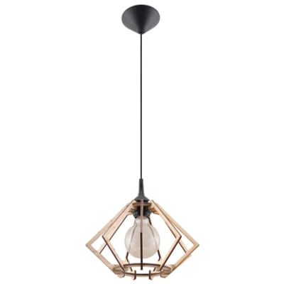 Afbeelding van Sollux hanglamp Pompelmo 1 lichts 30 x90 cm bruin
