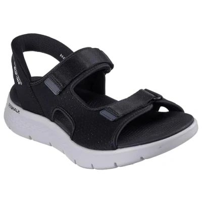 Afbeelding van Skechers Go Walk Flex Zandal Easy Entr Heren Sandalen Zwart