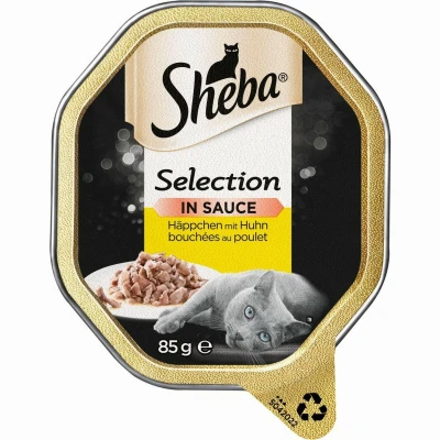Afbeelding van Sheba Bowl Selectie in Saus Morsels 22x85g Kip