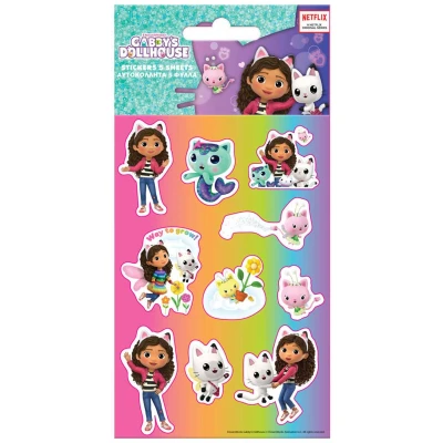 Afbeelding van Stickers Gabby&#039;s Poppenhuis, 5 Vellen
