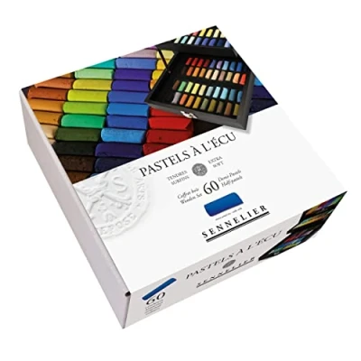 Afbeelding van SENNELIER Extra zachte pastel halve stokset, 60 stuks (Pack van 1), Multi