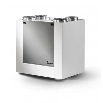 Afbeelding van Vasco ventilatie unit t500 staal gelijkstroom aansluitsnoer randaarde stekker draadloze afstandsbediening 5413754748701