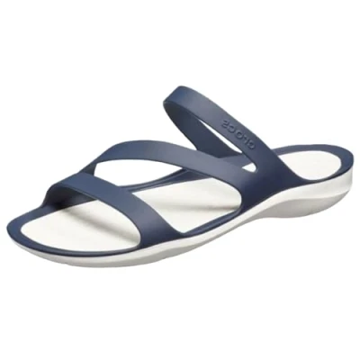 Afbeelding van Crocs Swiftwater sandaal voor dames W, marine Wit, 33/34 EU