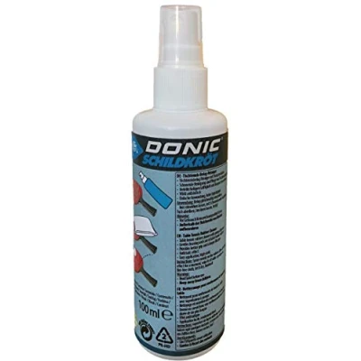 Afbeelding van Donic Schildkröt 828524 Tafeltennistafelsprayreiniger, 100 ml vloerreiniger in pompverstuiver, voor het opfrissen van de racketbekleding