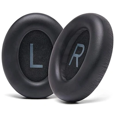 Afbeelding van WC Wicked Cushions Opgewaardeerde Vervangende Oorkussens voor Bose 700 Noise Cancelling Hoofdtelefoon (NC700) Zachter PU Leer, Luxe Geheugenschuim, Toegevoegd Dikte, Extra Duurzame (Zwart)