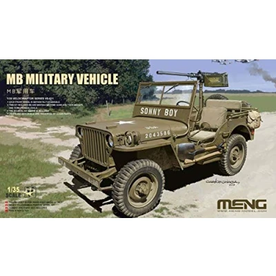 Afbeelding van 1:35 MENG VS011 MB MIlitary Vehicle Plastic Modelbouwpakket
