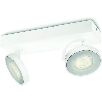 Afbeelding van Philips Clockwork Opbouwspot 2 Lichtpunten wit x 500lm