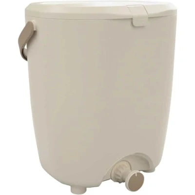 Afbeelding van Compostbak Hozelock 16 liter (Gerecycleerd kunststof, Grijs)