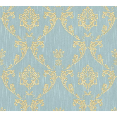 Afbeelding van AS Creation AP Finest 30658 6 306586 Goud (Textiel) / Blauw