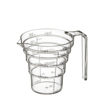 Afbeelding van Yamazaki Maatbeker Layer 200 Ml Transparant 12,5x8,5x8,7cm