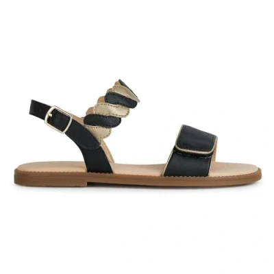 Afbeelding van Geox Sandalen voor kinderen, Maat: 25, Black platinum Kunststof