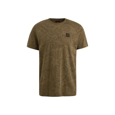 Afbeelding van PME Legend Tshirt Allover Print Olijf L