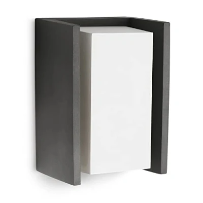 Afbeelding van Philips BRIDGE Wandlamp E27 1x Rechthoekig Lichtgrijs